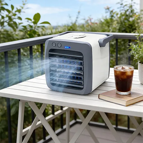 Ultra Air Cooler on outdoor table