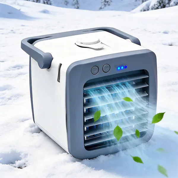 Ultra Air Cooler with cold breeze on snow